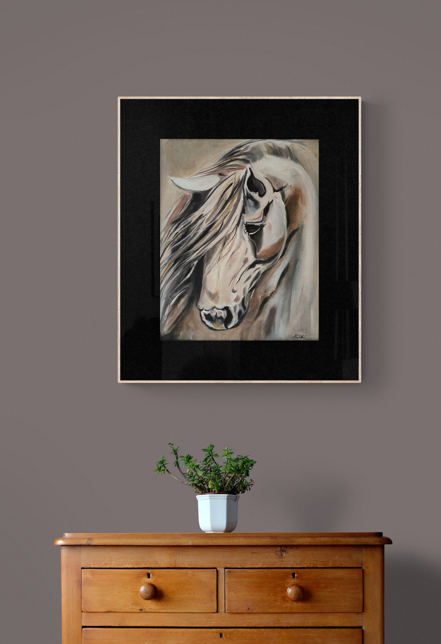 Gentle Gaze | Hand painted horse