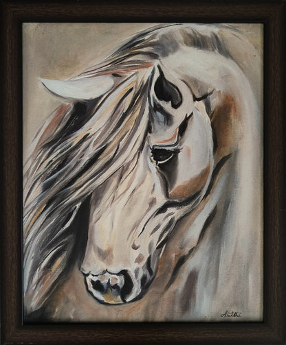 Gentle Gaze | Hand painted horse