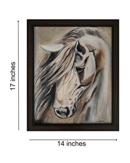 Gentle Gaze | Hand painted horse