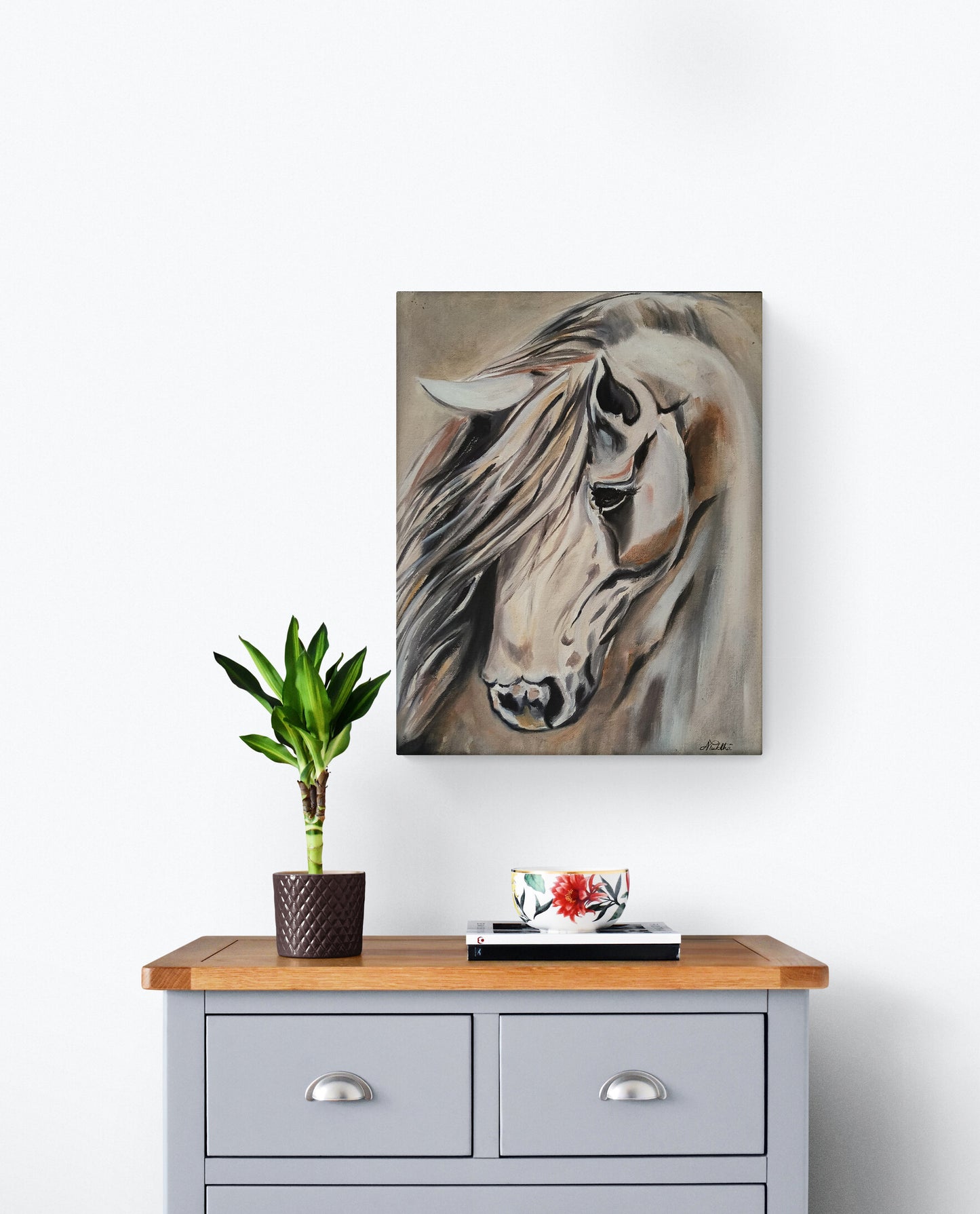 Gentle Gaze | Hand painted horse