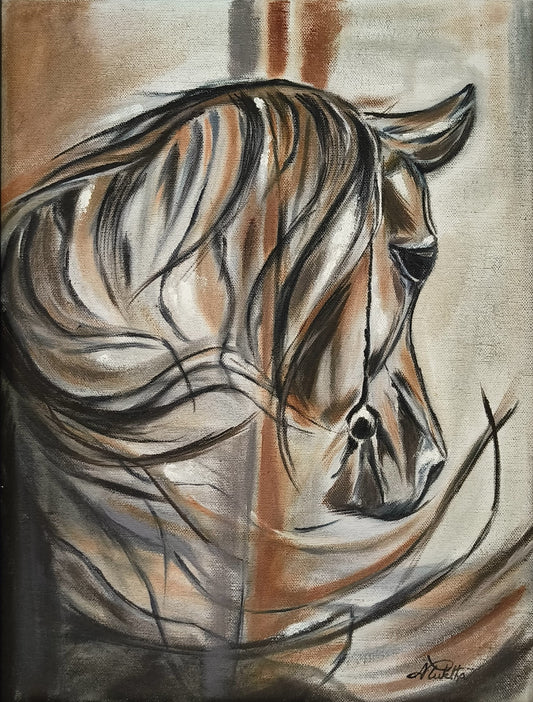 Tousled | Hand painted horse